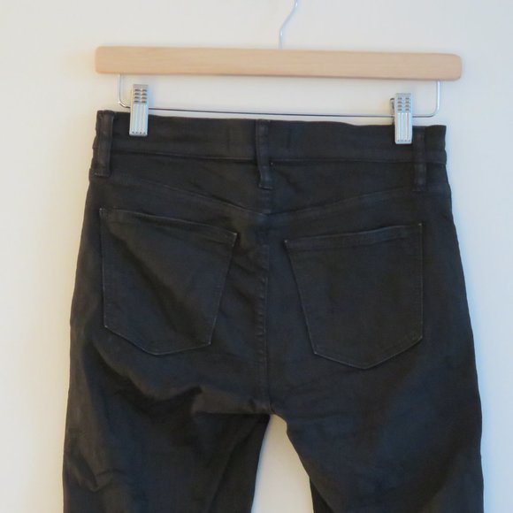 MADEWELL 9" High Rise Skinny Skinny Coated Edition Jeans - Size 26 - Picture 13 of 13